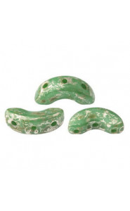 Les perles par Puca® Arcos beads Opaque green turquoise new picasso 63130/65400